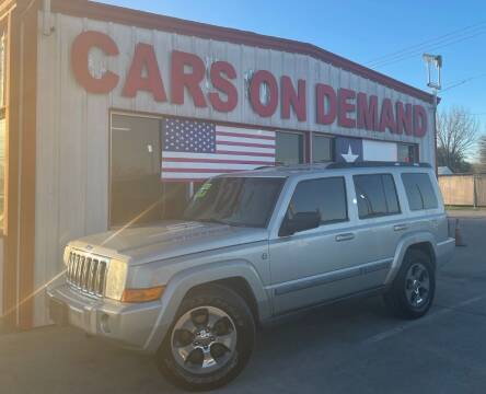 2009 Jeep Commander for sale at Cars On Demand 2 in Pasadena TX