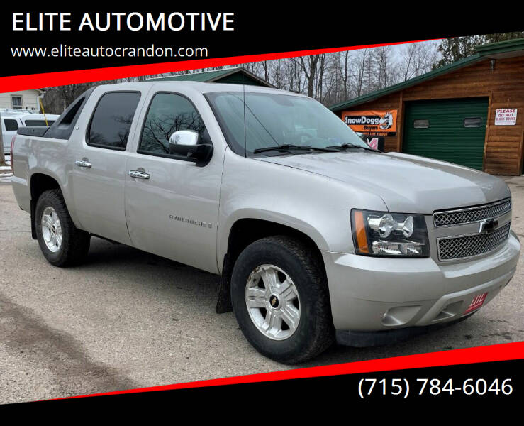 2009 Chevrolet Avalanche for sale at ELITE AUTOMOTIVE in Crandon WI