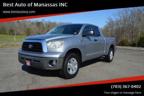 2008 Toyota Tundra for sale at Best Auto of Manassas INC in Manassas VA