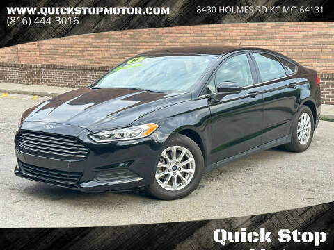 2016 Ford Fusion for sale at Quick Stop Motors in Kansas City MO