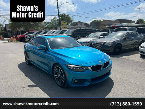 2019 BMW 4 Series for sale at Shawn's Motor Credit in Houston TX
