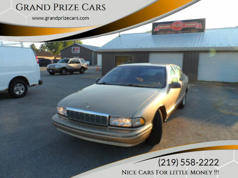 1996 Chevrolet Caprice for sale at Grand Prize Cars in Cedar Lake IN