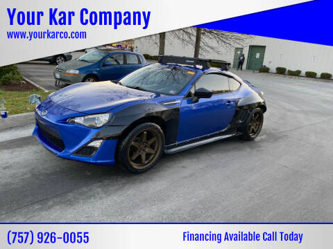 2015 Subaru BRZ for sale at Your Kar Company in Norfolk VA
