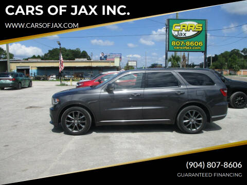 2017 Dodge Durango for sale at CARS OF JAX INC. in Jacksonville FL