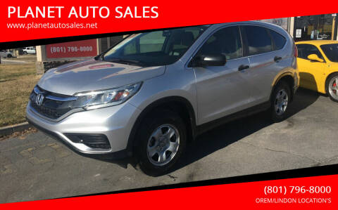 2015 Honda CR-V for sale at PLANET AUTO SALES in Lindon UT