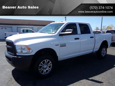 2017 RAM 2500 for sale at Beaver Auto Sales in Selinsgrove PA