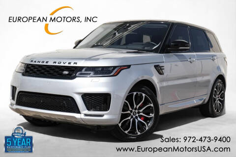 2020 Land Rover Range Rover Sport for sale at European Motors Inc in Plano TX