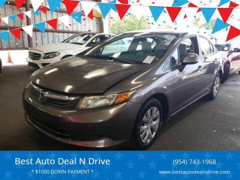 2012 Honda Civic for sale at Best Auto Deal N Drive in Hollywood FL