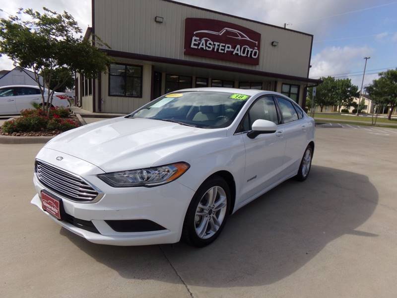 2018 Ford Fusion Hybrid for sale at Eastep Auto Sales in Bryan TX
