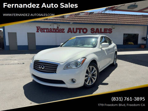 2011 Infiniti M37 for sale at Fernandez Auto Sales in Freedom CA