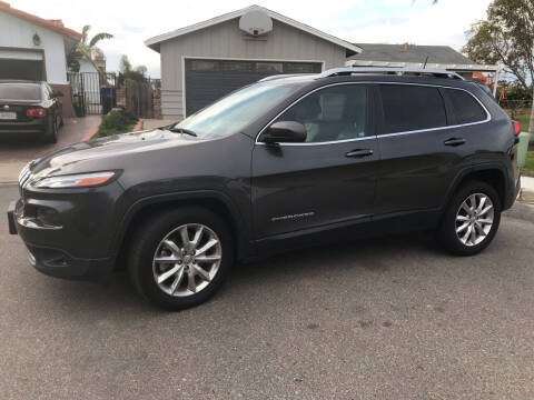 2016 Jeep Cherokee for sale at CALIFORNIA AUTO GROUP in San Diego CA