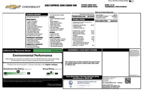 2023 Chevrolet Express 2500