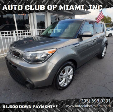 2015 Kia Soul for sale at AUTO CLUB OF MIAMI, INC in Miami FL