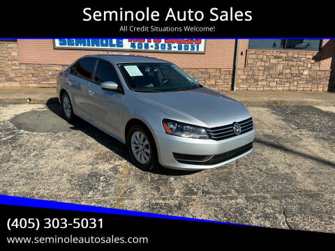 2012 Volkswagen Passat for sale at Seminole Auto Sales in Seminole OK