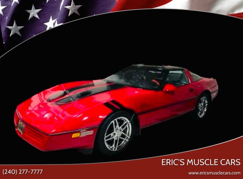 1986 Chevrolet Corvette for sale at Eric's Muscle Cars in Clarksburg MD