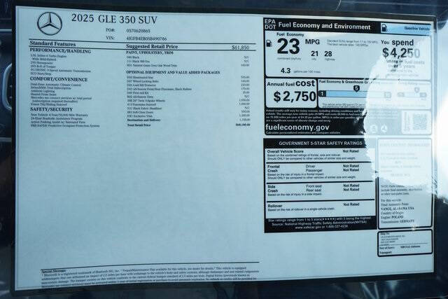 2025 Mercedes-Benz GLE GLE 350