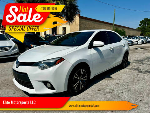 2016 Toyota Corolla for sale at Elite Motorsports LLC in Saint Petersburg FL