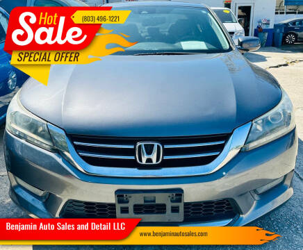 2014 Honda Accord for sale at Benjamin Auto Sales and Detail LLC in Holly Hill SC