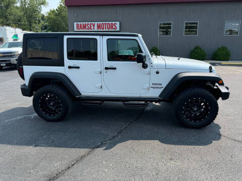 2017 Jeep Wrangler Unlimited for sale at Ramsey Motors in Riverside MO