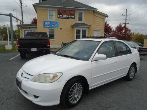 2005 Honda Civic for sale at Top Gear Motors in Winchester VA