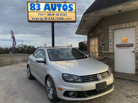 2012 Volkswagen Eos for sale at 83 Autos LLC in York PA