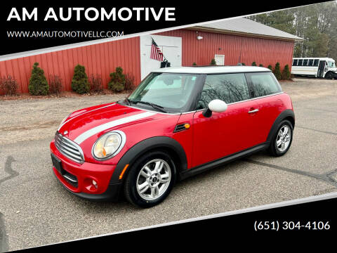 2012 MINI Cooper Hardtop for sale at AM AUTOMOTIVE in Forest Lake MN