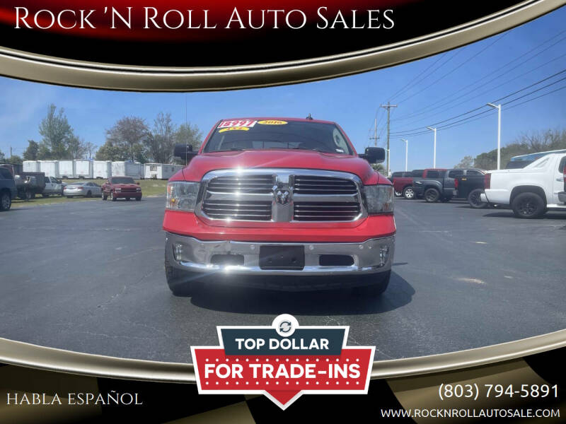 Used 2016 RAM Ram 1500 Pickup Big Horn with VIN 3C6RR7LT9GG136328 for sale in West Columbia, SC