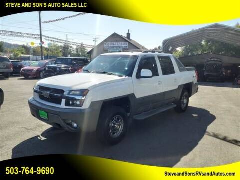2002 Chevrolet Avalanche for sale at Steve & Sons Auto Sales in Happy Valley OR