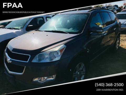 2009 Chevrolet Traverse for sale at FPAA in Fredericksburg VA