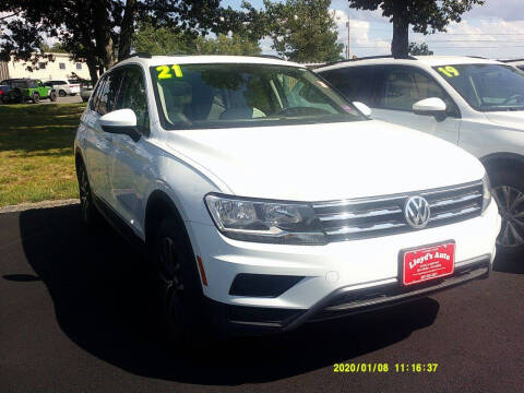 2021 Volkswagen Tiguan for sale at Lloyds Auto Sales & SVC in Sanford ME