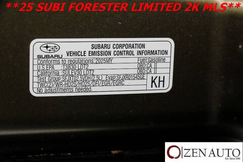 2025 Subaru Forester Limited