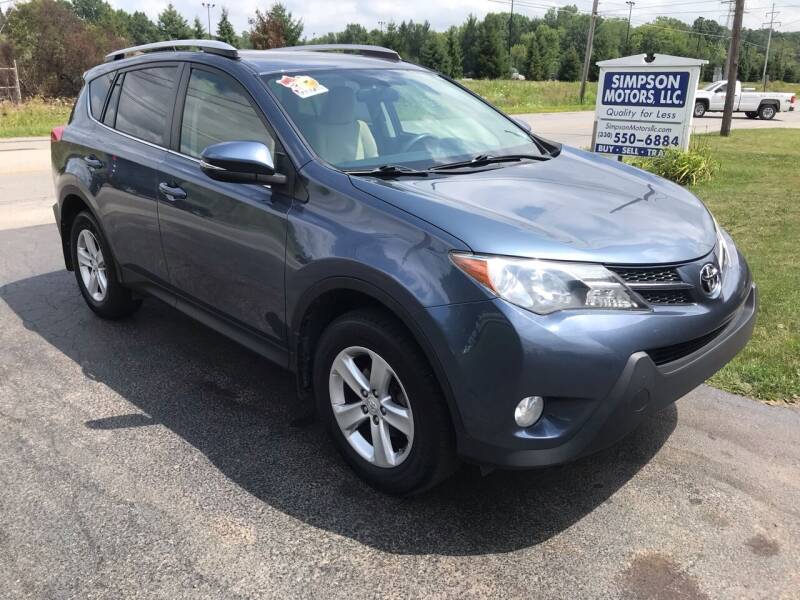2014 Toyota RAV4 for sale at SIMPSON MOTORS in Youngstown OH