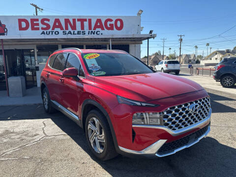 2021 Hyundai Santa Fe for sale at DESANTIAGO AUTO SALES in Yuma AZ
