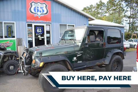 Jeep Wrangler For Sale in Mora, MN - Route 65 Sales