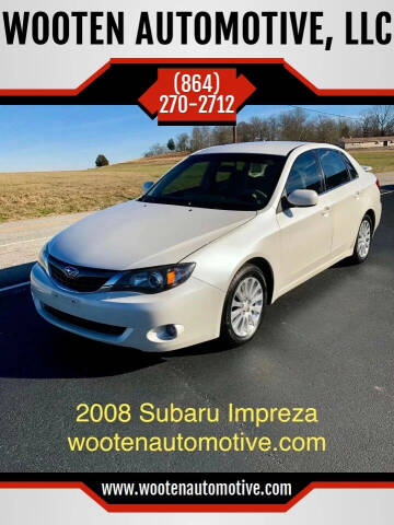 2008 Subaru Impreza for sale at WOOTEN AUTOMOTIVE, LLC in Landrum SC