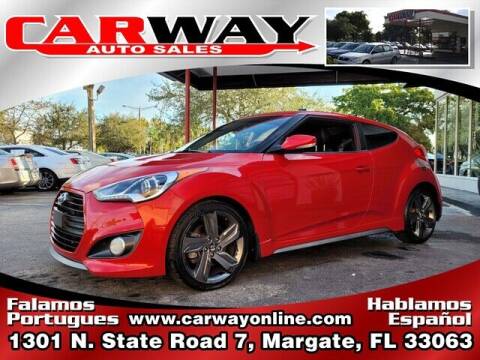 2015 Hyundai Veloster for sale at CARWAY Auto Sales in Margate FL
