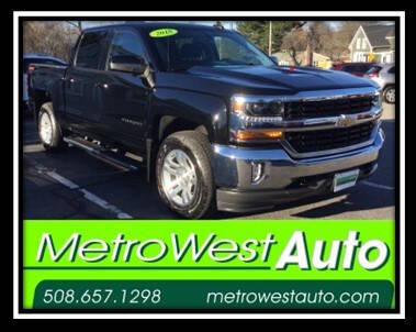 2018 Chevrolet Silverado 1500 for sale at Metro West Auto in Bellingham MA