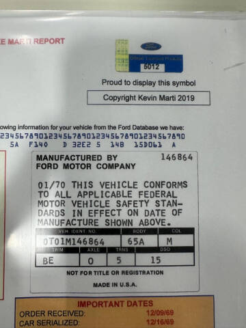 1970 Ford Mustang