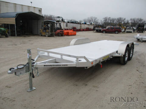 2024 Aluma Car Hauler 8218H-TILT-TA-EL-RT for sale at Rondo Truck & Trailer in Sycamore IL