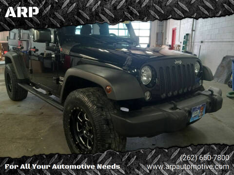 2015 Jeep Wrangler Unlimited for sale at ARP in Waukesha WI