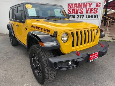 2020 Jeep Wrangler Unlimited for sale at Manny G Motors in San Antonio TX