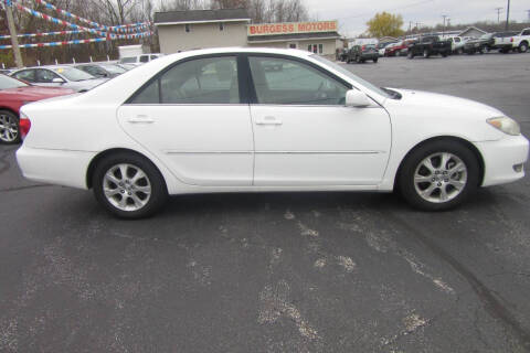 2005 Toyota Camry for sale at Burgess Motors Inc in Michigan City IN
