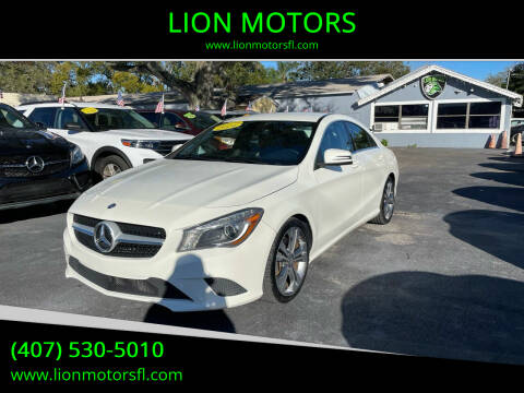 2014 Mercedes-Benz CLA for sale at LION MOTORS in Orlando FL