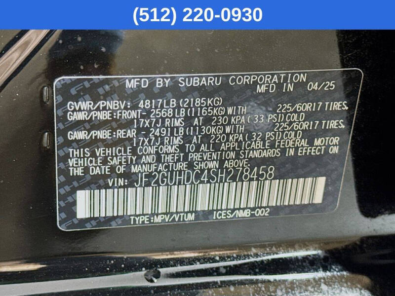 2025 Subaru Crosstrek Premium