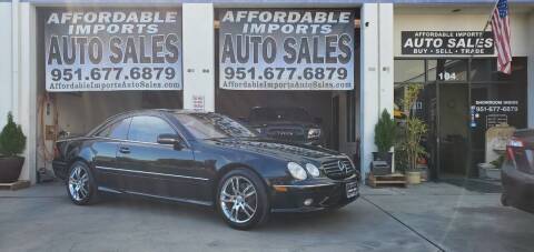 2002 Mercedes-Benz CL-Class for sale at Affordable Imports Auto Sales in Murrieta CA