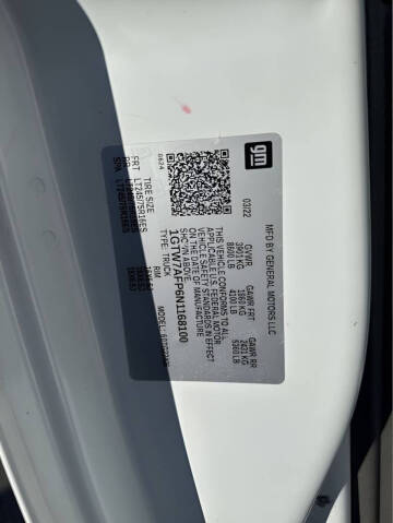 2022 GMC Savana 2500