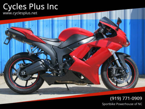 2008 Kawasaki Ninja ZX-6R for sale at Cycles Plus Inc in Garner NC