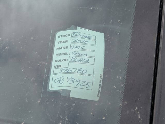 2020 GMC Sierra 1500