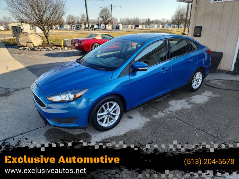 2016 Ford Focus for sale at Exclusive Automotive in West Chester OH