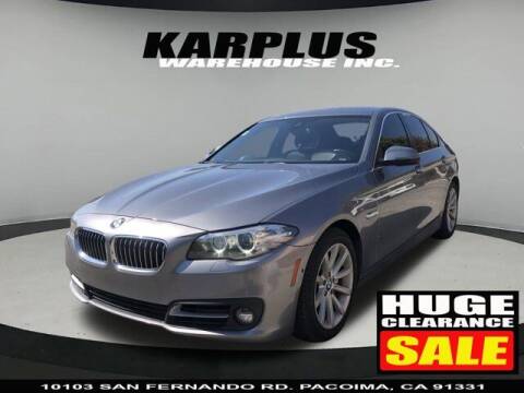 2015 BMW 5 Series for sale at Karplus Warehouse in Pacoima CA